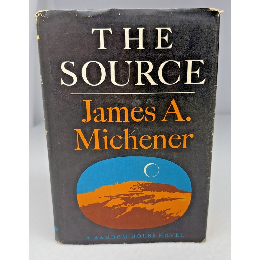 James A Michener The Source 1965 Random House Hardcover Dust Jacket Vintage
